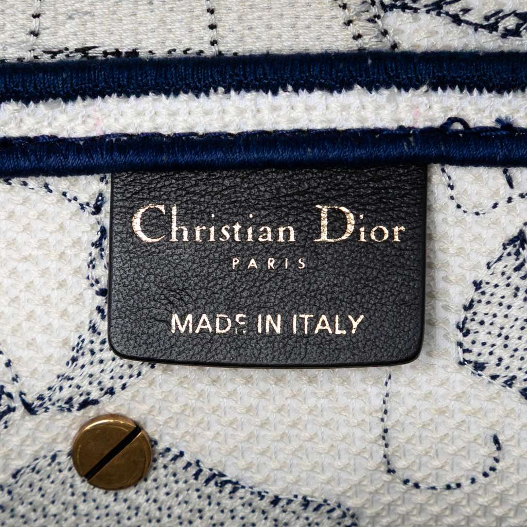 Dior Canvas Embroidered Around the World Saddle Bag - 5