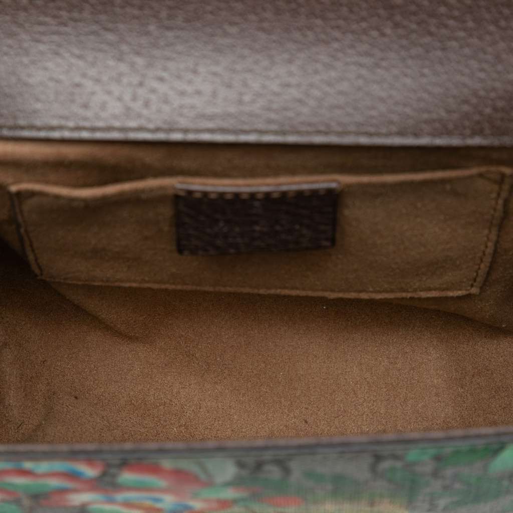 Gucci Small GG Supreme Tian Padlock Crossbody - 4