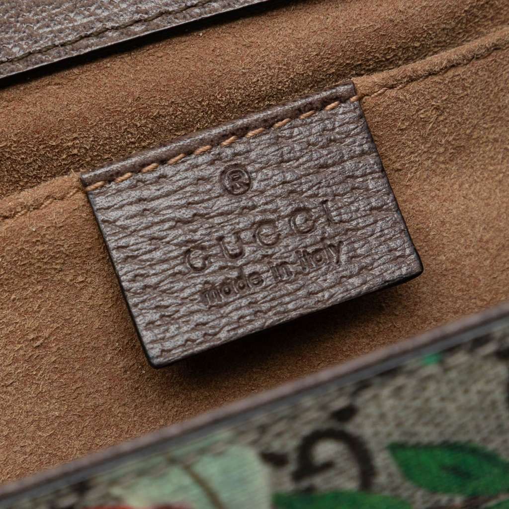 Gucci Small GG Supreme Tian Padlock Crossbody - 5