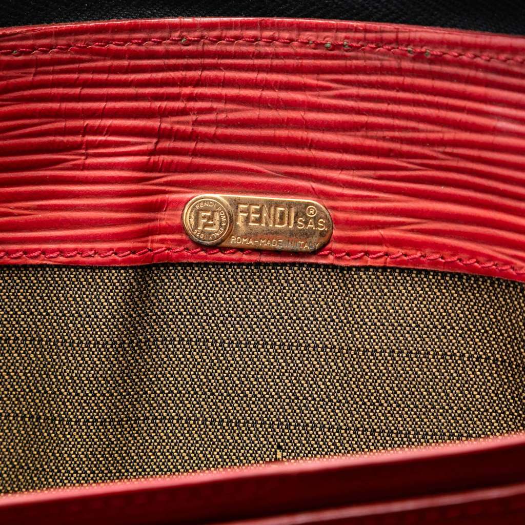 Fendi Leopard Printed Canvas Handbag - 5