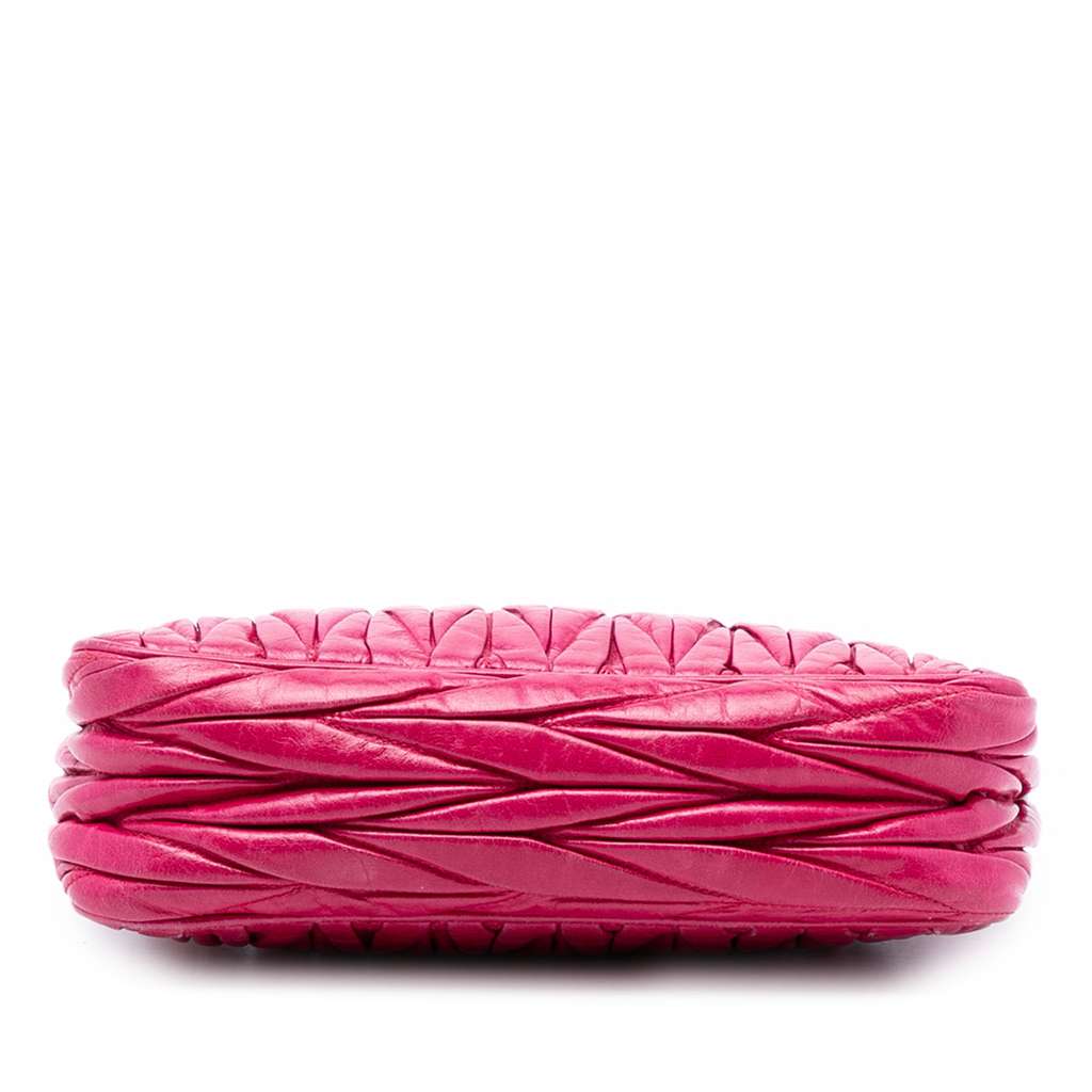 Miu Miu Matelasse Leather Shoulder Bag - 3