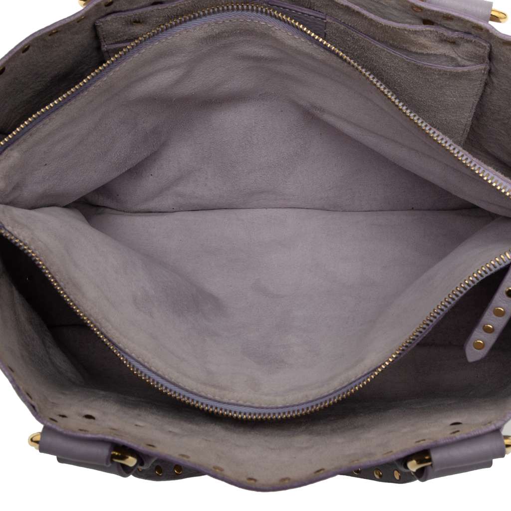 Celine Studded Calfskin Boogie Handbag - 4