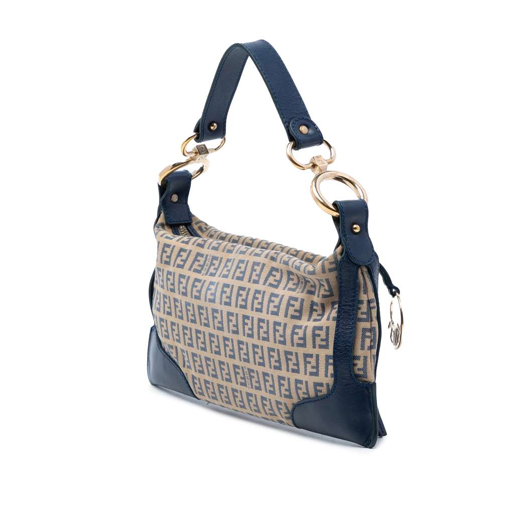 Fendi Zucchino Canvas Chef Pocket Shoulder Bag - 2