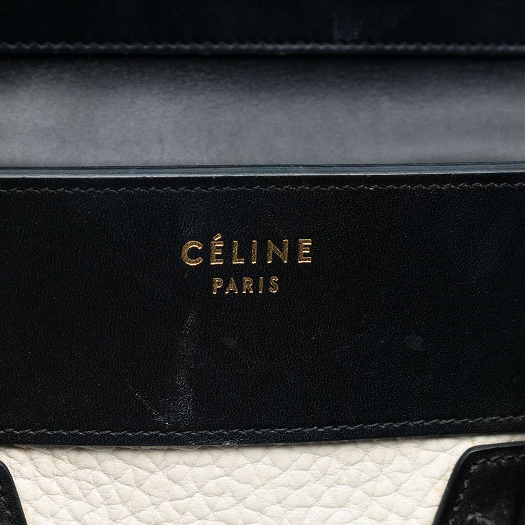 Celine Mini Tricolor Leather Luggage Tote - 5