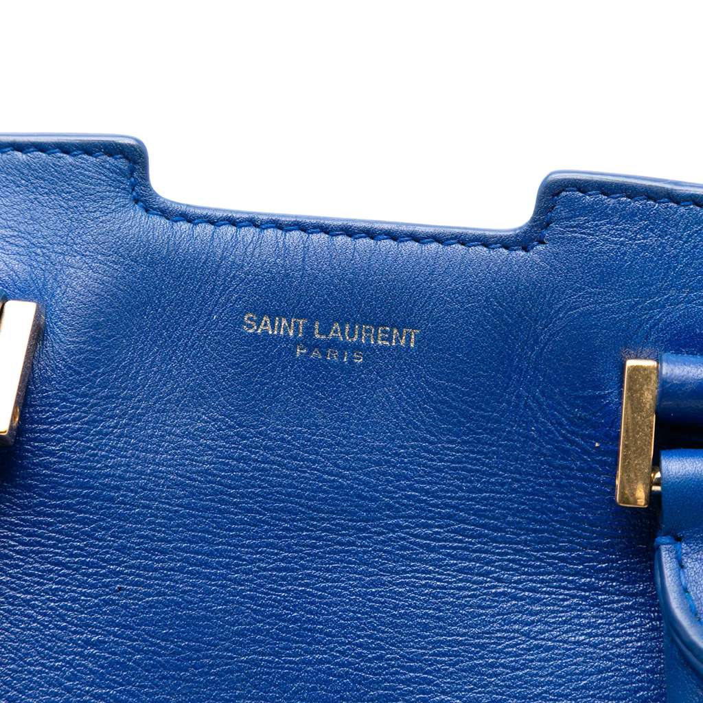 Saint Laurent Small Calfskin Cabas Chyc Satchel - 5