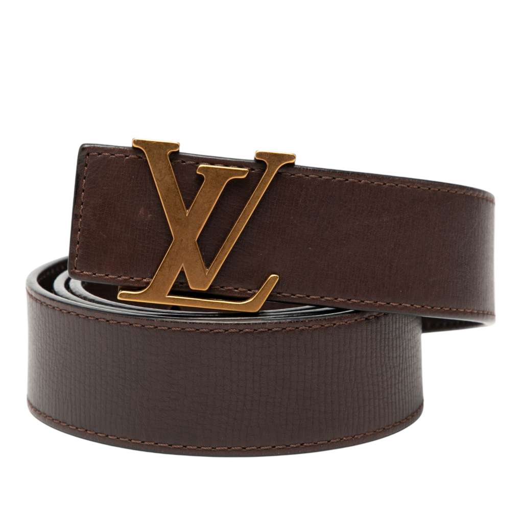 Louis Vuitton Leather Initiales Belt