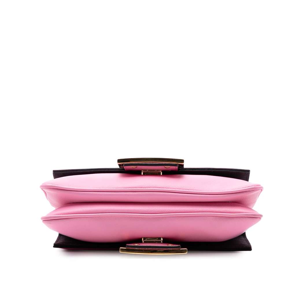 Fendi Leather Duo Baguette Crossbody - 3