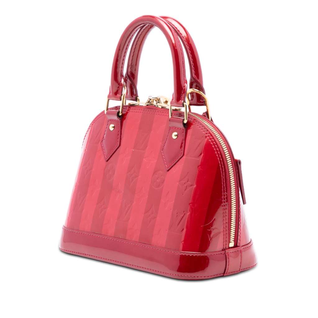 Louis Vuitton Monogram Vernis Rayures Alma BB - 2