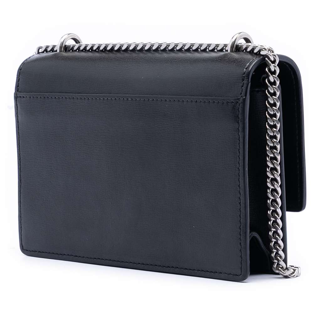 Saint Laurent Mini Calfskin Monogram Lucky Charms Sunset Wallet on Chain - 2