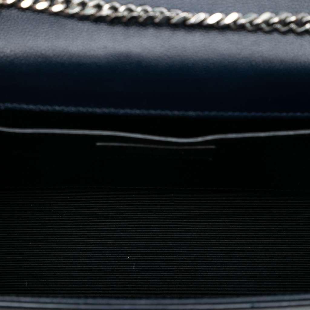 Saint Laurent Medium Grain De Poudre Monogram Kate Crossbody - 4