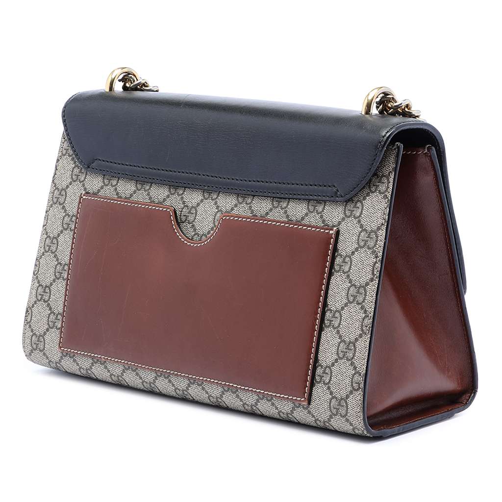 Gucci Medium GG Supreme Padlock Shoulder Bag - 3