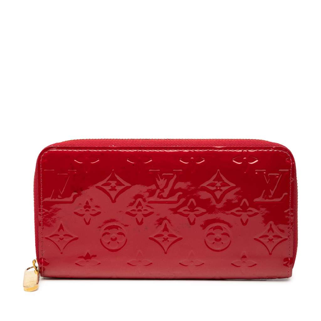 Louis Vuitton Monogram Vernis Zippy Long Wallet