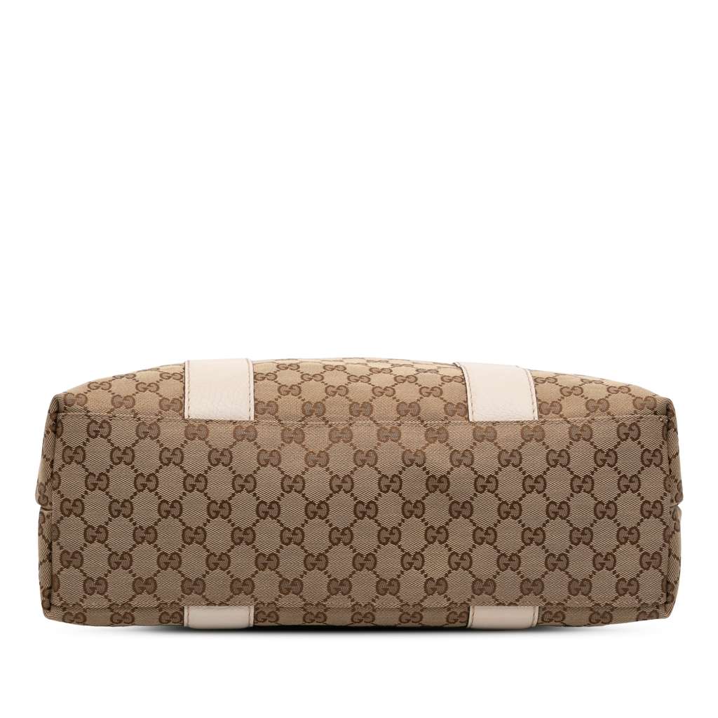 Gucci Medium GG Canvas Bamboo Libeccio Tote - 3