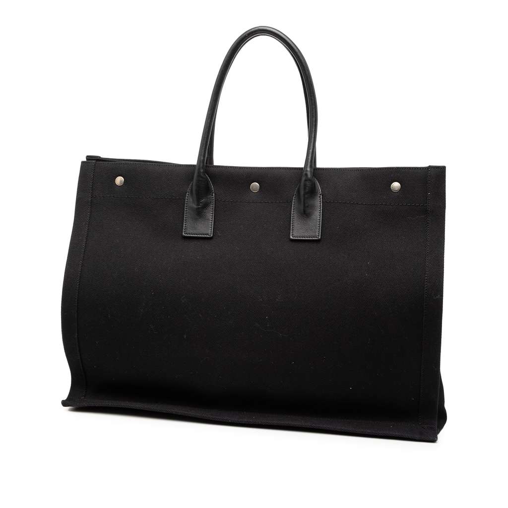 Saint Laurent Canvas Rive Gauche Tote - 2