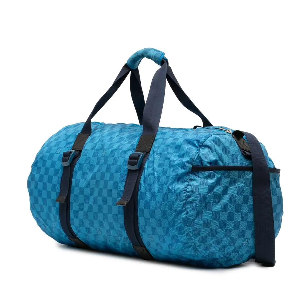 Louis Vuitton Damier Aventure Practical Bag Blue Very good - Back View
