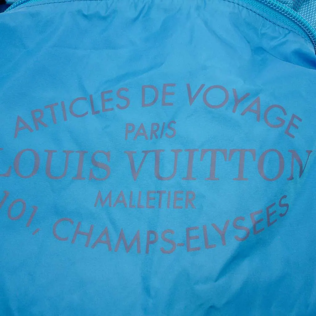 Louis Vuitton Damier Aventure Practical Bag Blue Very good - Box View