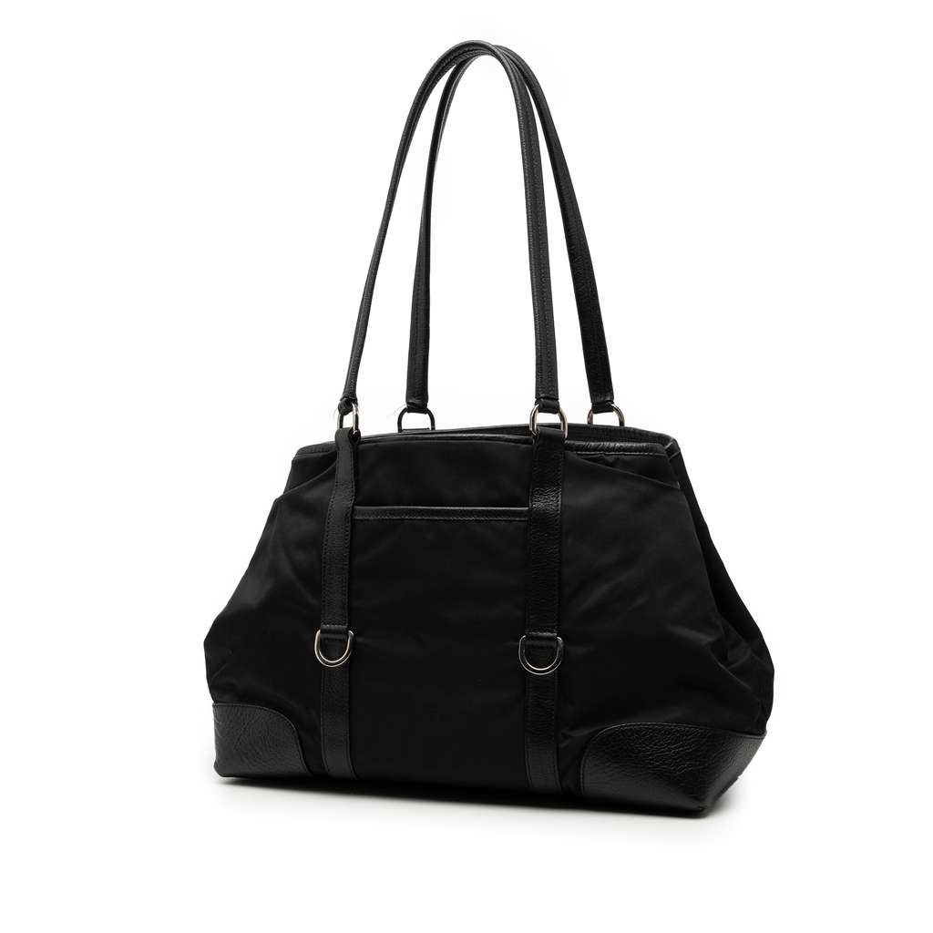 Prada Leather Trimmed Tessuto Tote - 2