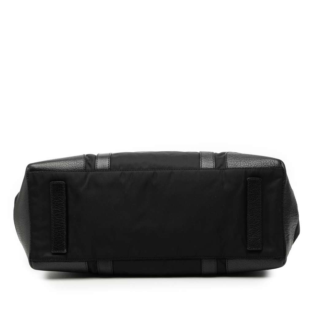 Prada Leather Trimmed Tessuto Tote - 3