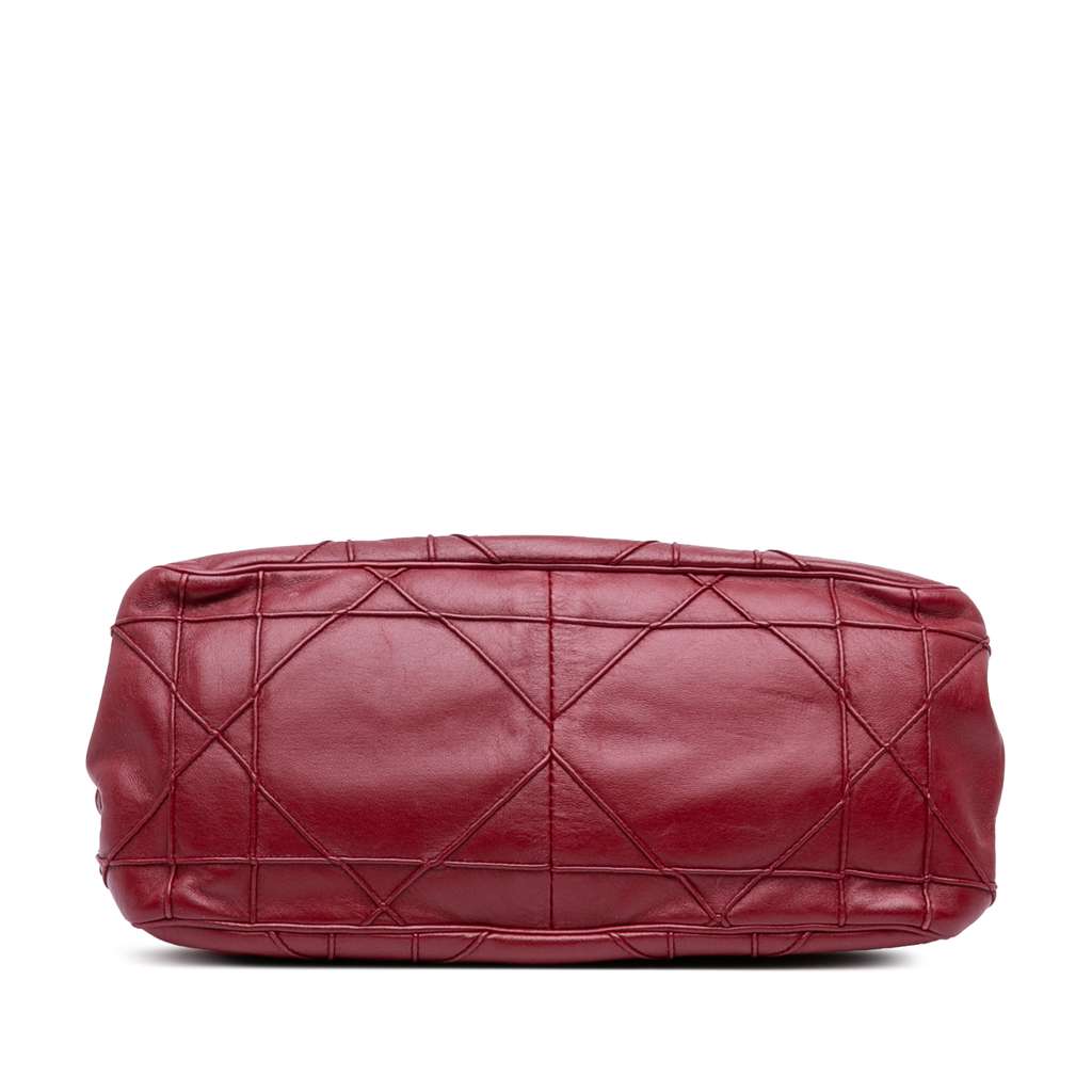 Dior Lambskin Cannage New Lock Ruffle Flap - 3