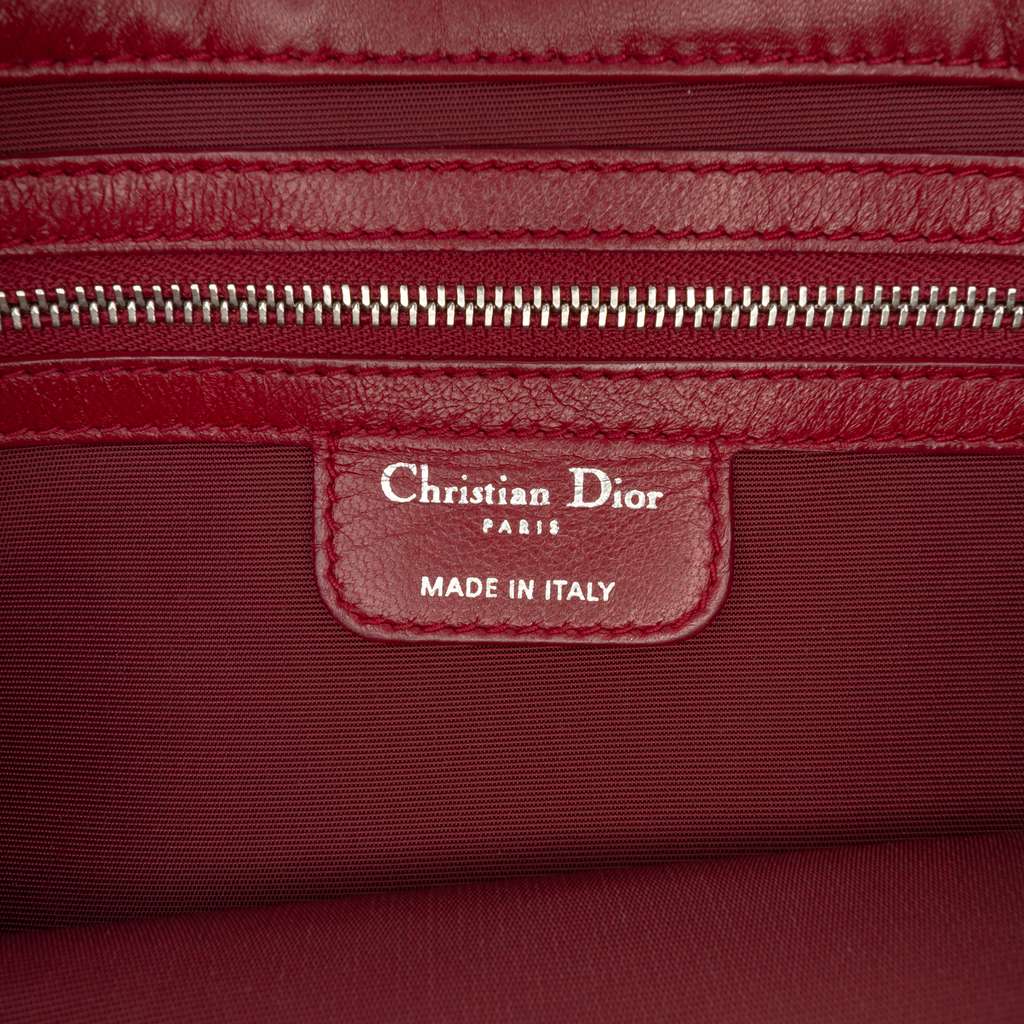 Dior Lambskin Cannage New Lock Ruffle Flap - 5