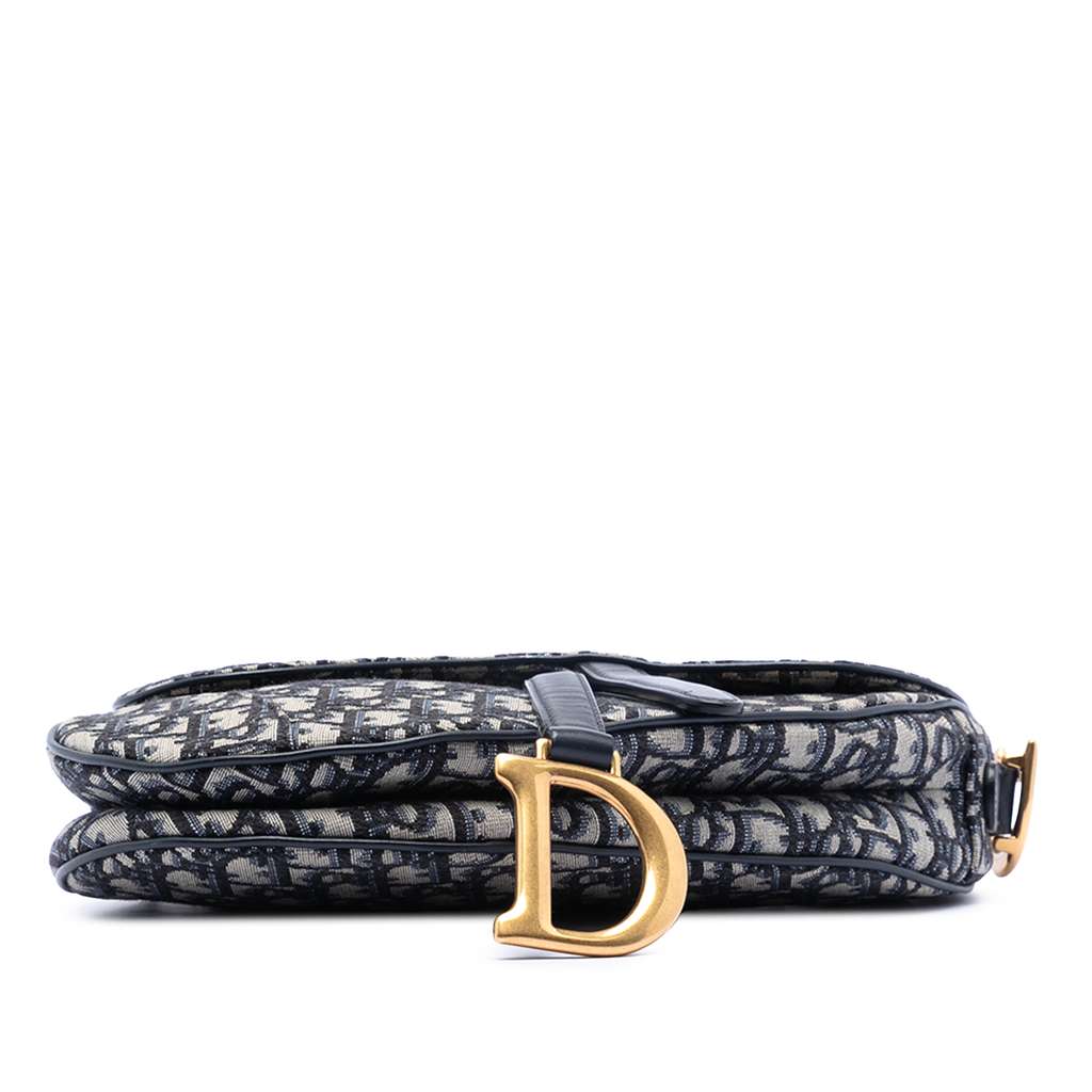 Dior Oblique Canvas Saddle Bag - 3