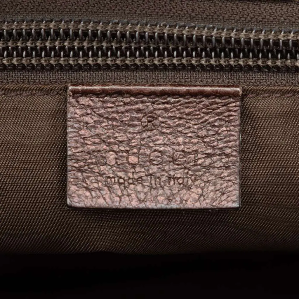 Gucci GG Canvas Web Tote Brown Canvas Very good - Box View