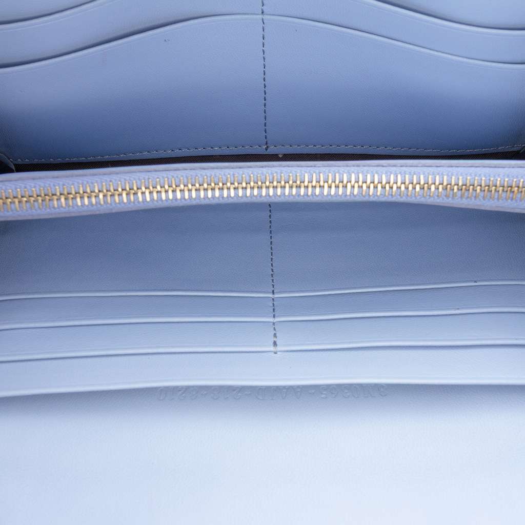 Fendi Zucca Embossed Leather Wallet on Chain - 4