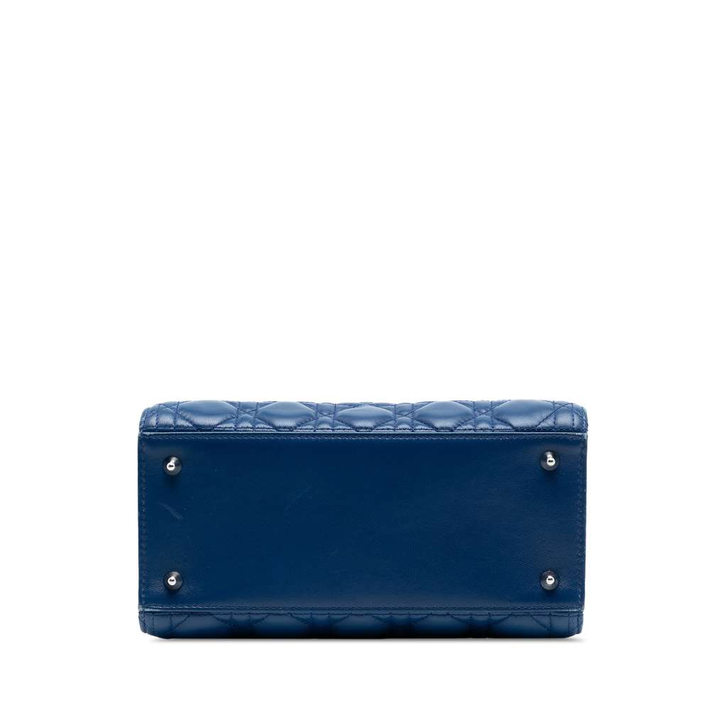 Dior Medium Tricolor Lambskin Cannage Lady Dior - 3