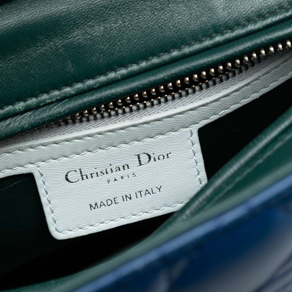 Dior Medium Tricolor Lambskin Cannage Lady Dior - 5