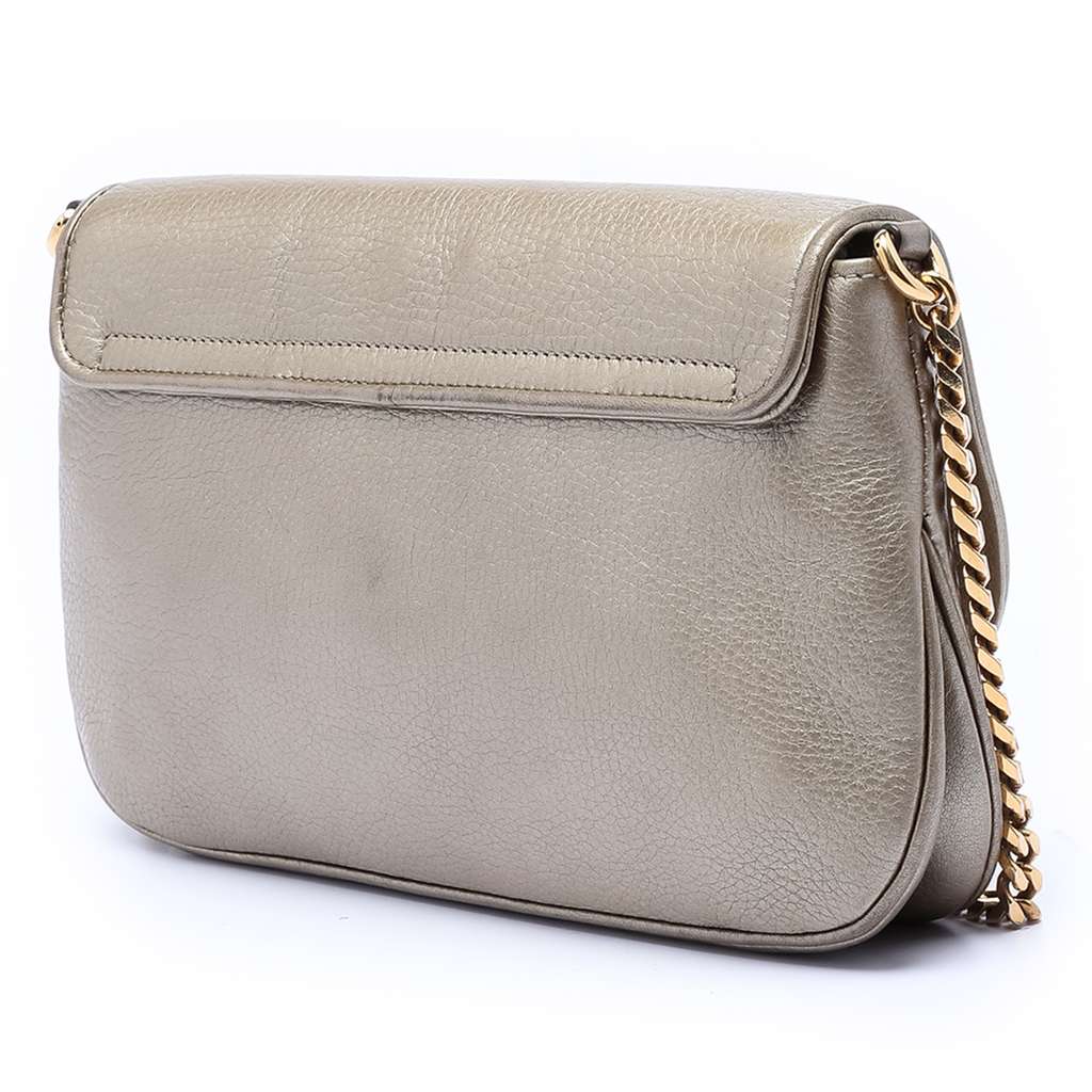 Gucci Medium Leather 1973 Chain Crossbody - 2