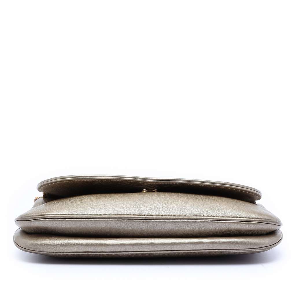 Gucci Medium Leather 1973 Chain Crossbody - 3