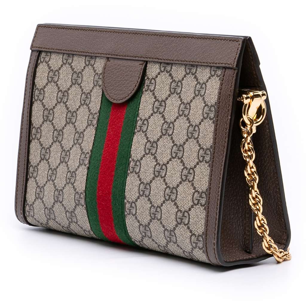 Gucci Small GG Supreme Web Ophidia Chain Crossbody - 2