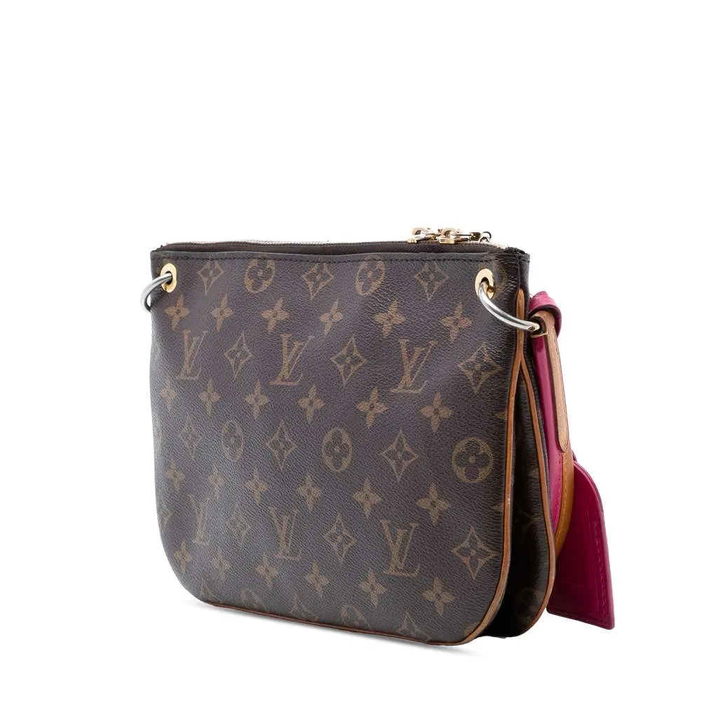 Louis Vuitton Monogram Lorette Brown Good - Back View