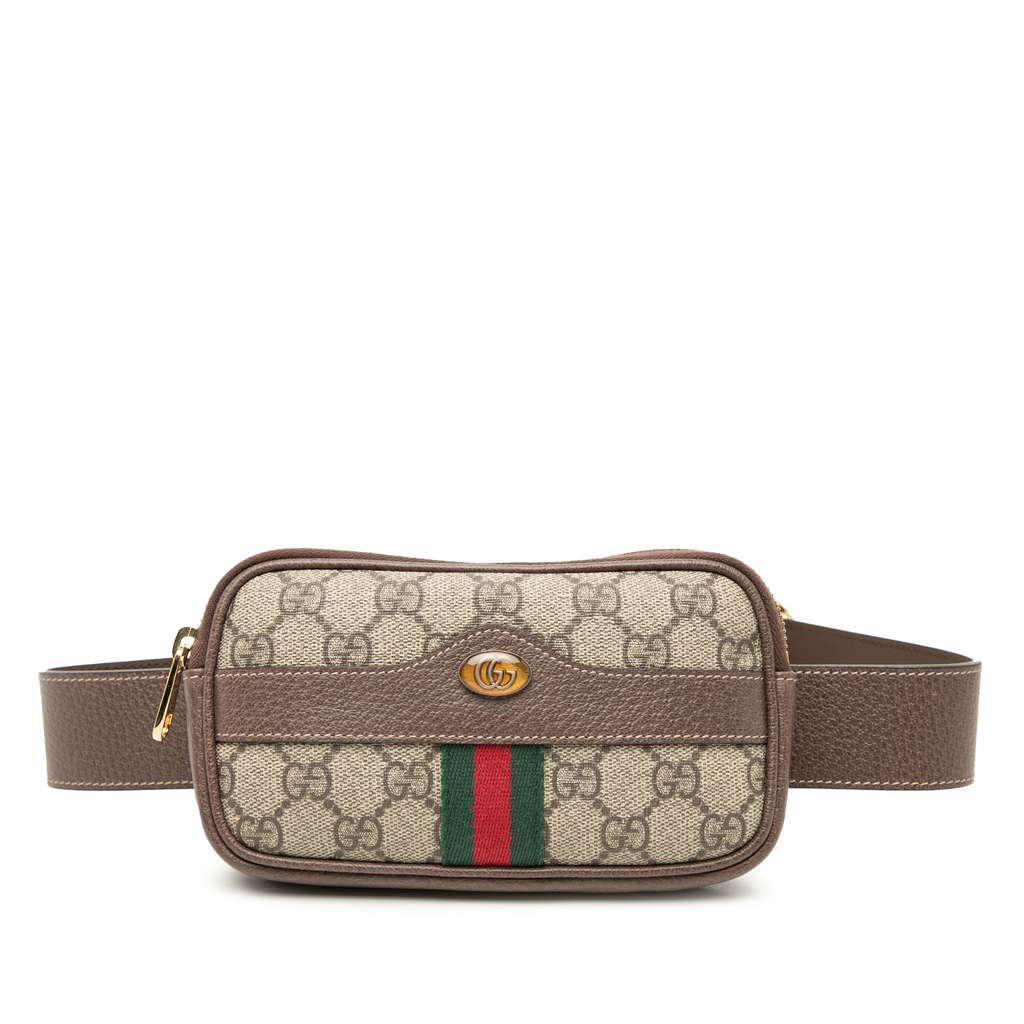 Gucci Small GG Supreme Web Ophidia Belt Bag