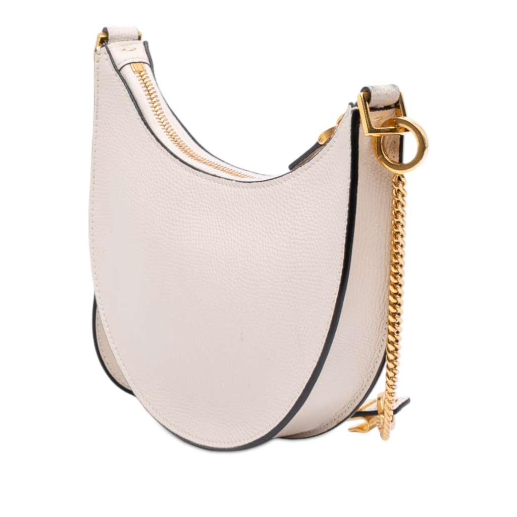 Valentino Mini Grainy Calfskin VLogo Hobo - 2