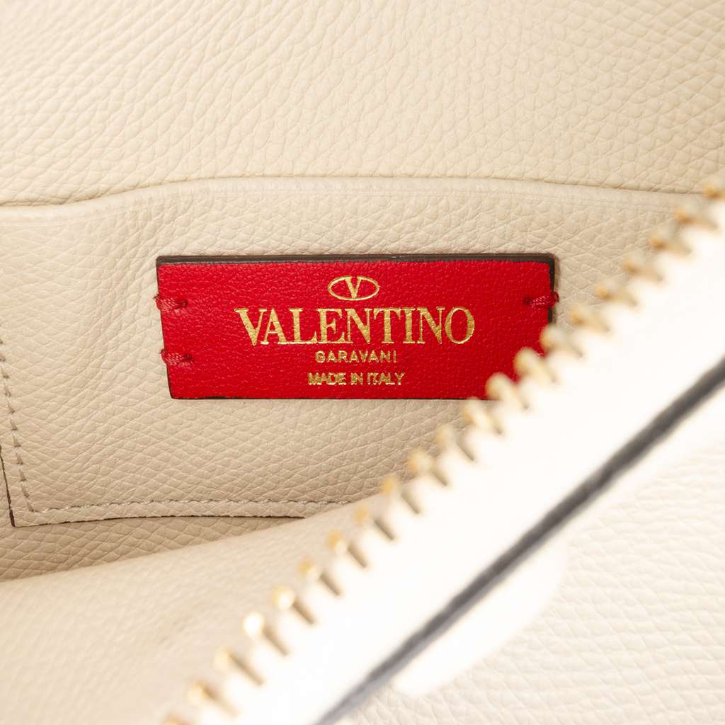 Valentino Mini Grainy Calfskin VLogo Hobo - 5