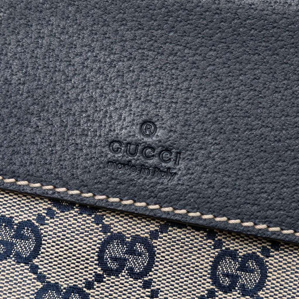 Gucci GG Canvas Web Double Pocket Crossbody - 5