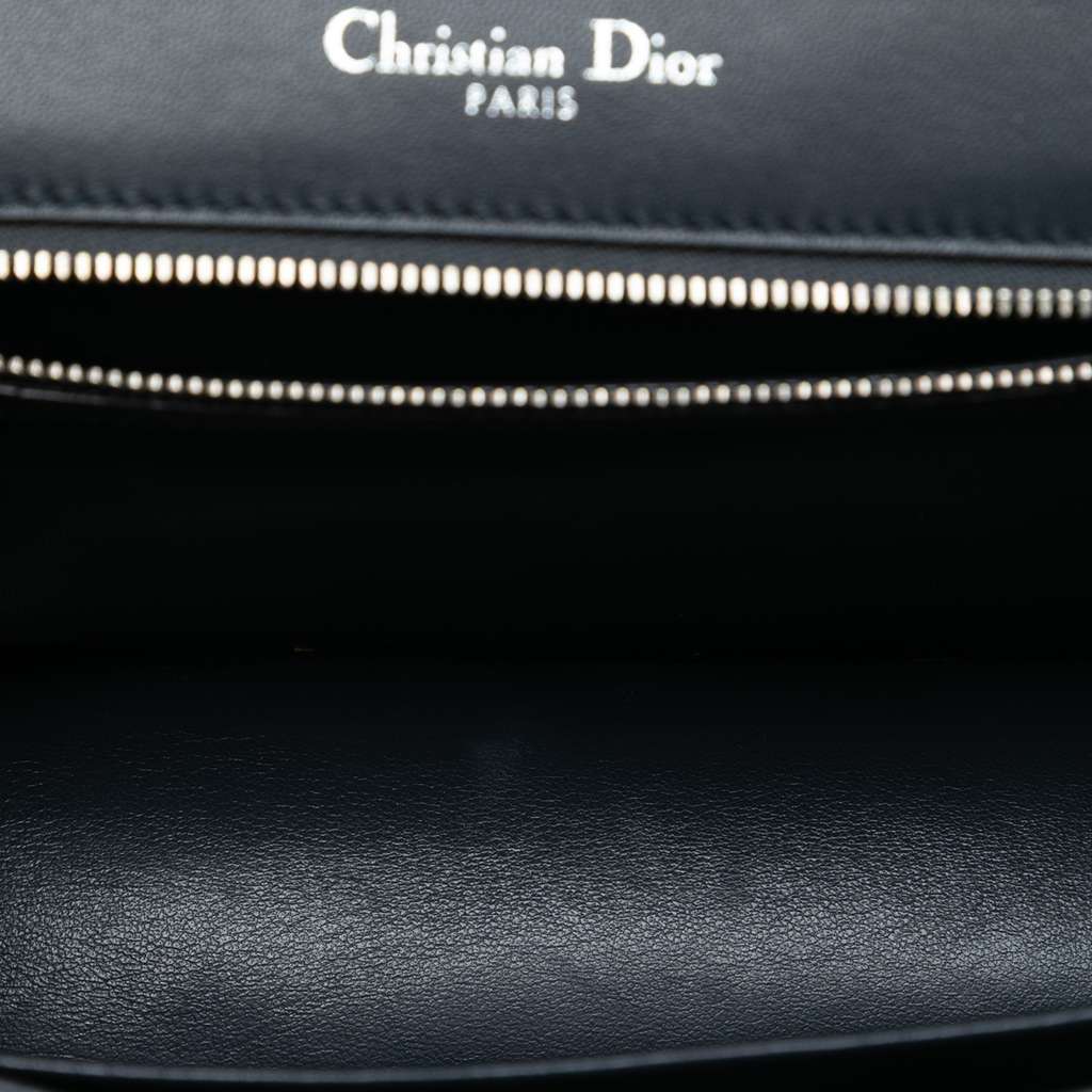 Dior Medium Metallic Patent Microcannage Diorama Flap - 4