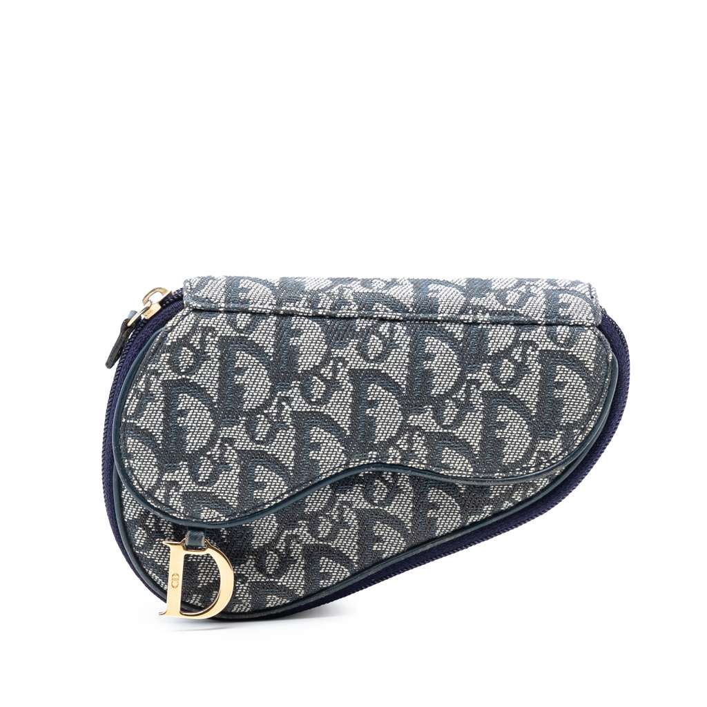 Dior Diorissimo Canvas Saddle Pouch