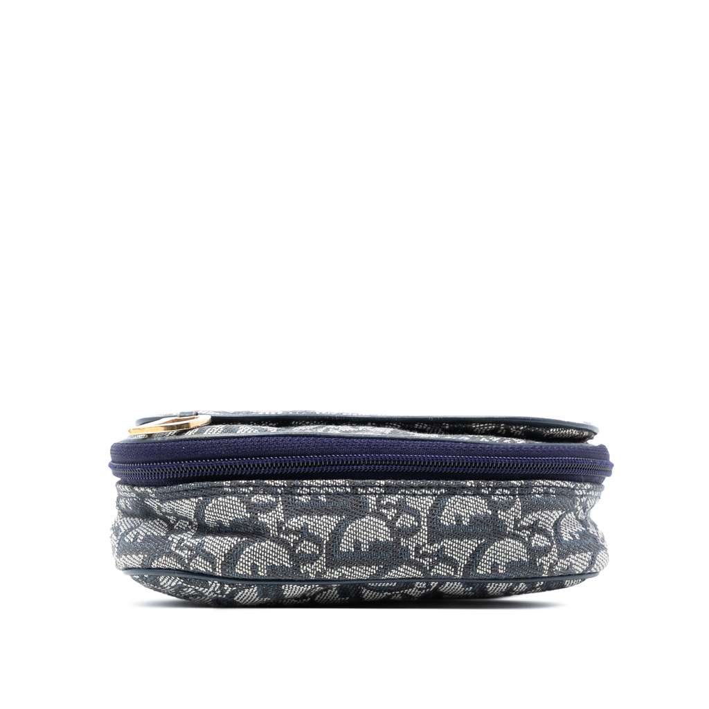 Dior Diorissimo Canvas Saddle Pouch - 3