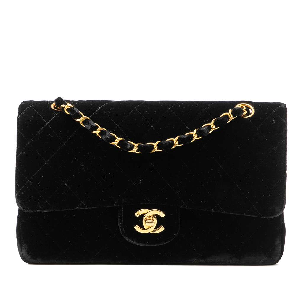 Chanel Medium Classic Velvet Double Flap