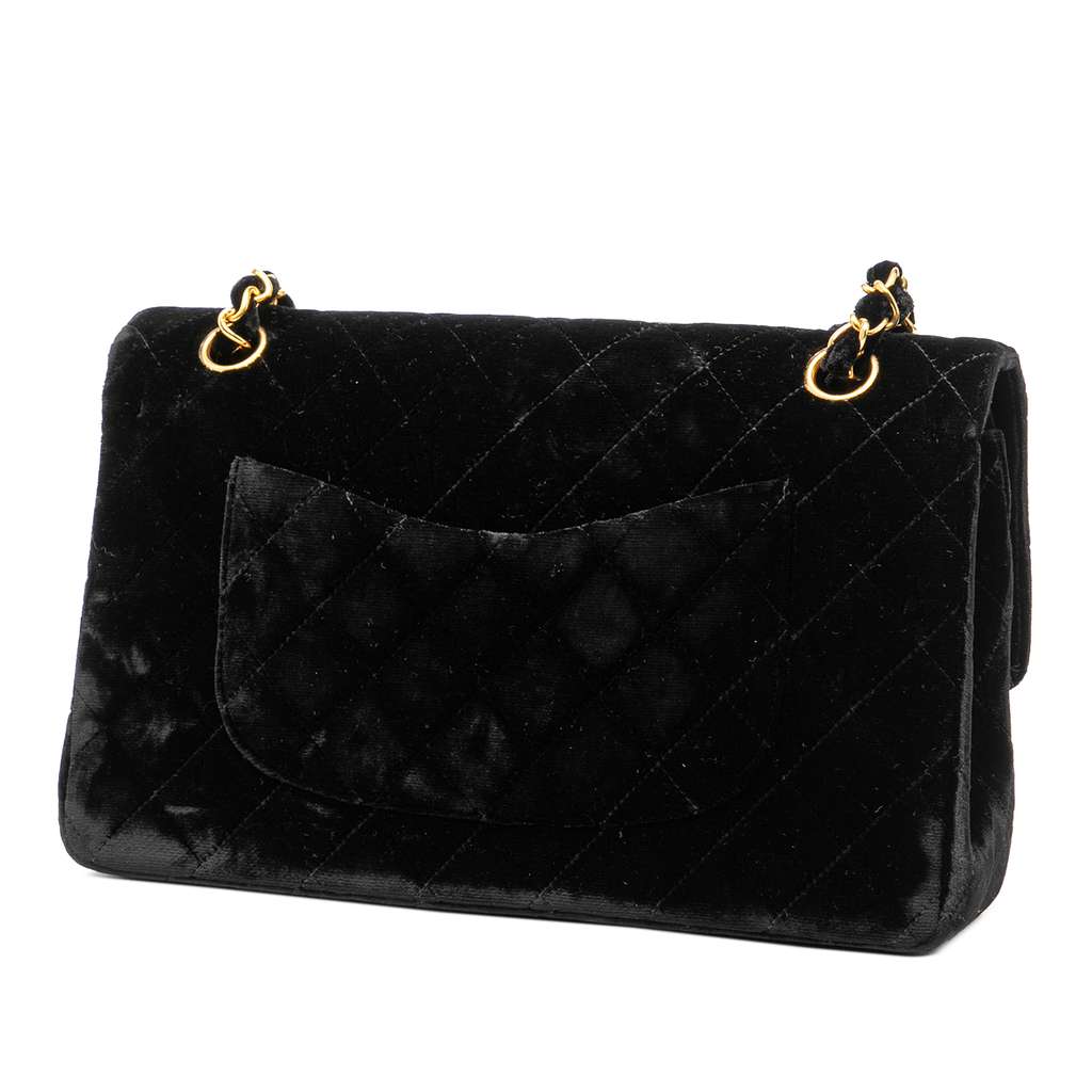 Chanel Medium Classic Velvet Double Flap - 2
