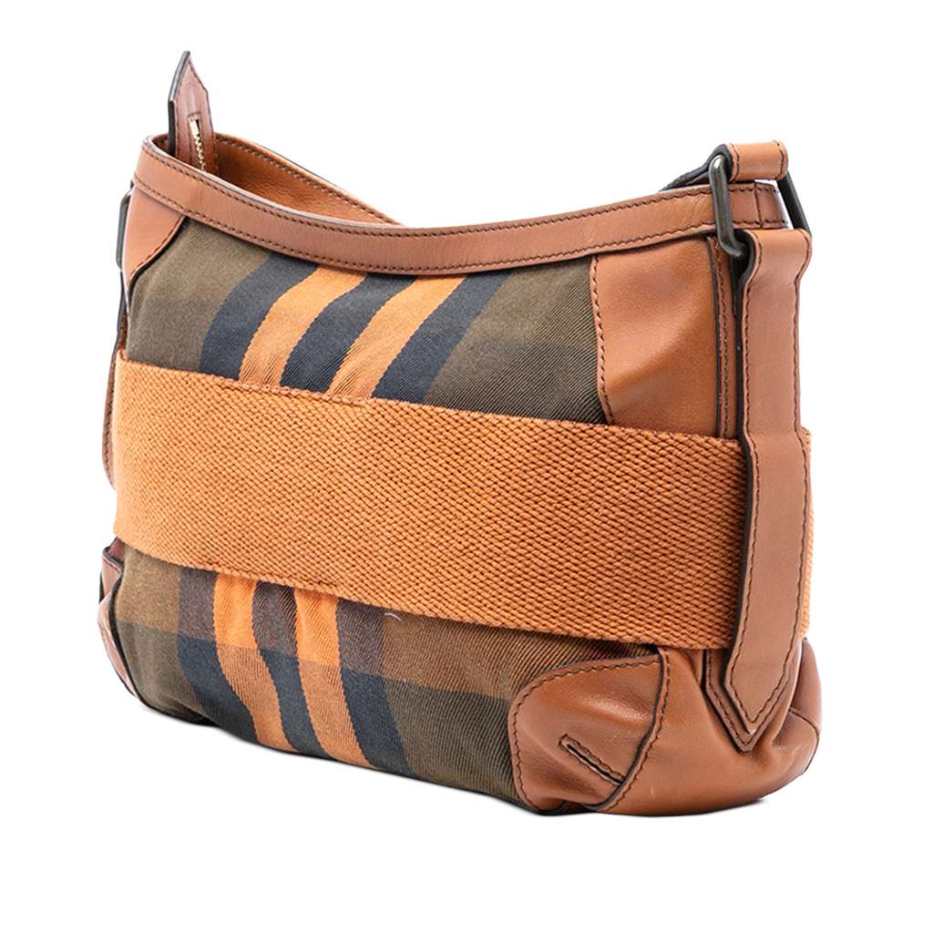 Burberry Mega Check Canvas and Leather Belted Crossbody - 2