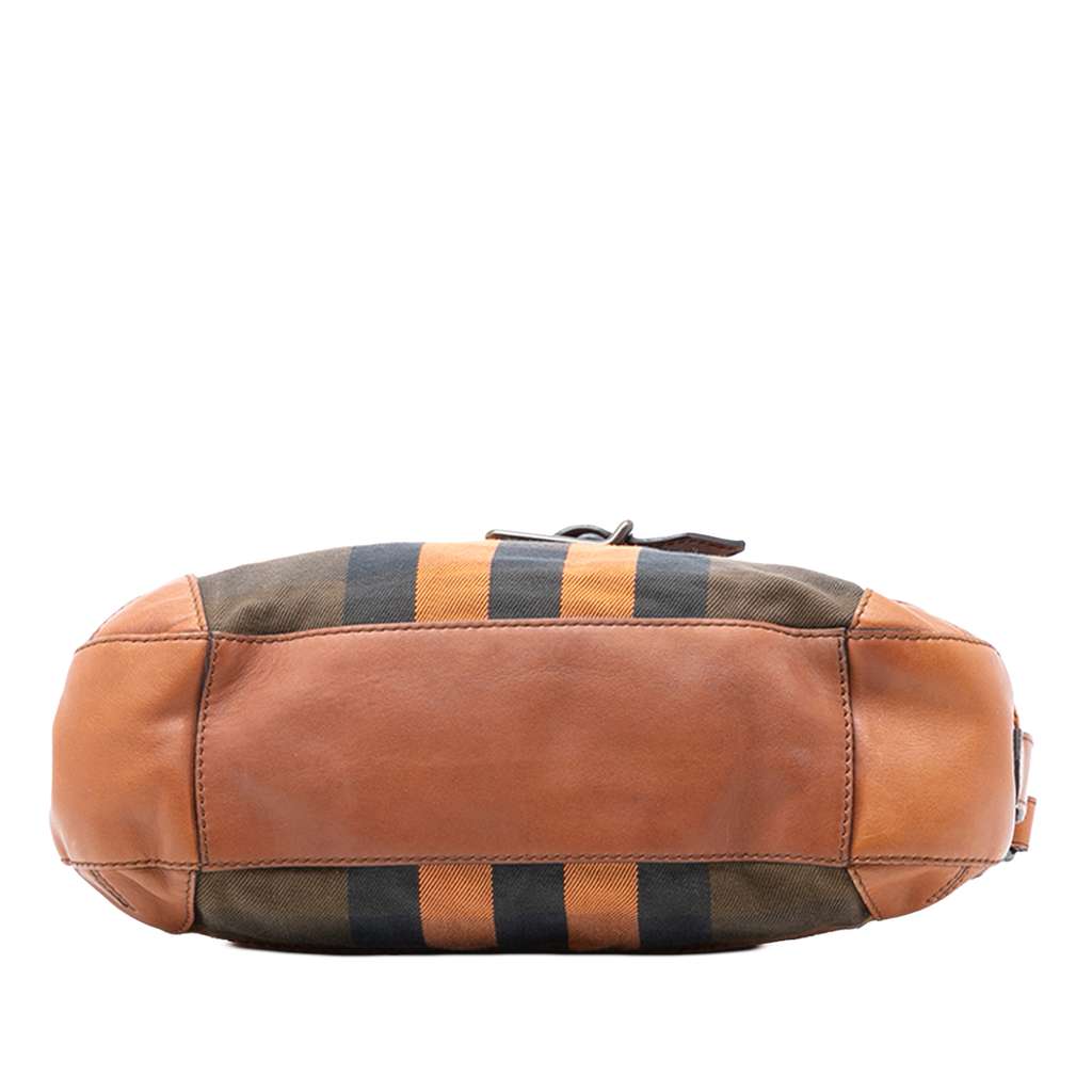 Burberry Mega Check Canvas and Leather Belted Crossbody - 3