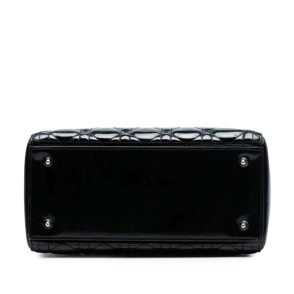 Dior Medium Patent Cannage Lady Dior - 3
