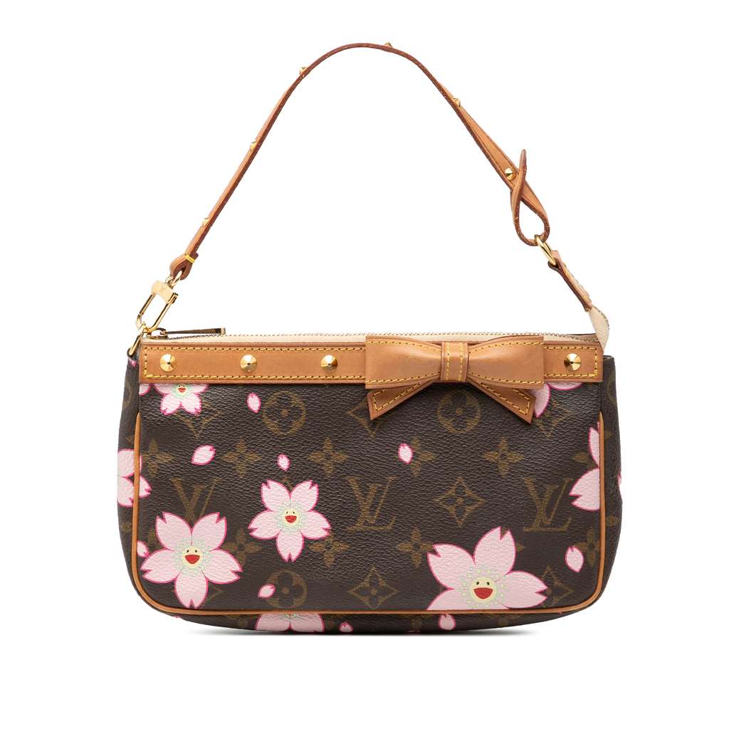 Louis Vuitton Takashi Murakami Monogram Cherry Blossom Pochette Accessoires