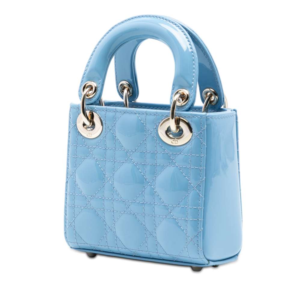 Dior Micro Patent Cannage Lady Dior - 2