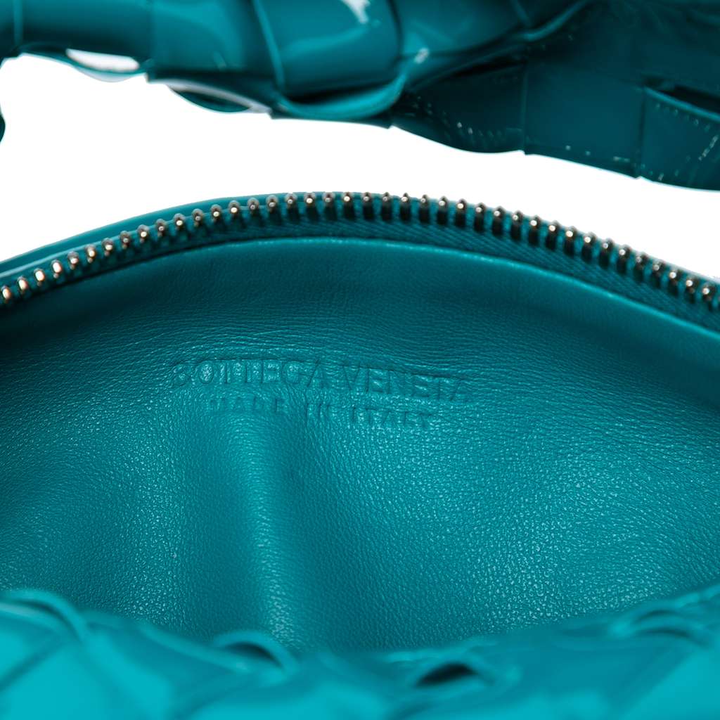 Bottega Veneta Mini Patent Intrecciato Jodie - 5