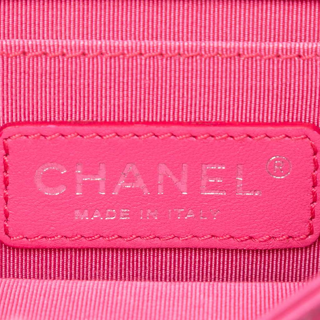 Chanel Mini Ombre Acrylic and Patent Boy Brick Flap - 5