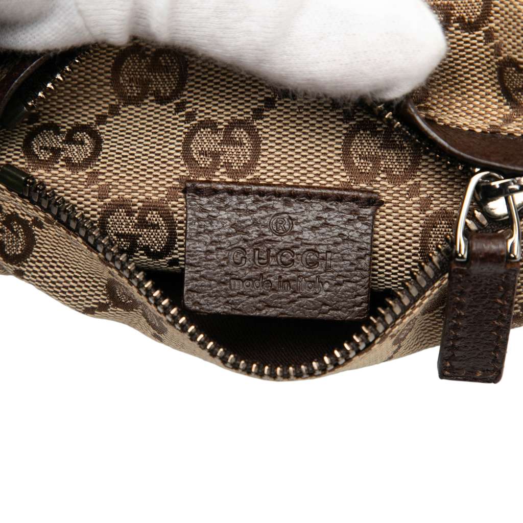 Gucci GG Canvas Web Double Pocket Belt Bag - 5